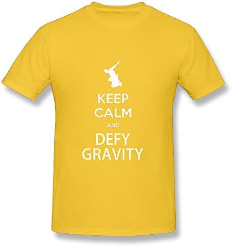 Men's Tshirts Keep Calm Parhour Size XXL Gold