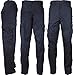 ARMYU Navy Blue Uniform 9 Pocket Cargo Work Pants + Pin - M (34W x 32L)