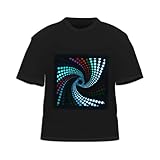 HDE® Equalizer Sound Activated LED T-Shirt