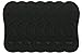 FIXBODY Men's No Show Casual Thin Non-Slip Cotton Low Cut Pure Color Socks 7 Pairs Fit (6-12) (Pure Black_7 Pairs)