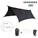 TRIWONDER Waterproof Hexagonal Hammock Rain Fly Tent Tarp Footprint Ground Cloth Camping Shelter Sunshade Beach Picnic Mat for Hiking Picnic