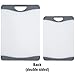 Cutting Board Set - 2 Poly Plastic Kitchen Boards - OK in Dishwasher -Beats Wood Glass Bamboo - Grey