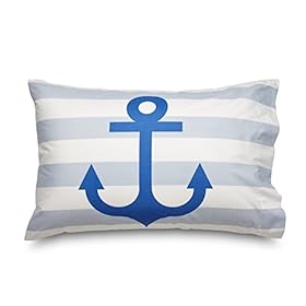 Where The Polka Dots Roam Twin Size Bedding Duvet Cover Nautical Anchor Print 2 Piece Set Unisex, Soft Brushed… 41z4g26kGoL
