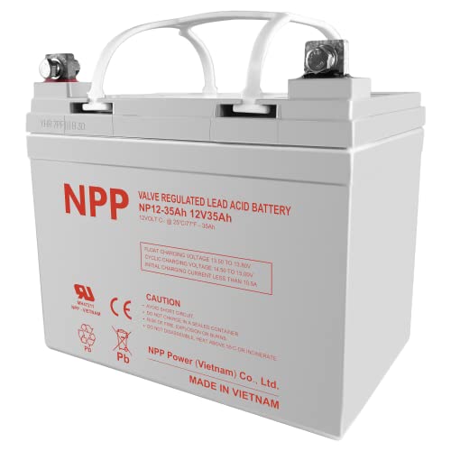 NPP NP1235Ah 12V 35 AH 12Volt Rechargeable SLA Sealed Lead Acid