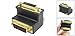 Sourcingmap Dual Link Male to Female 90 Degree Adapter Connector