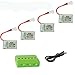 Noiposi 4Pcs 3.7V 150mAh Lipo Battery with X6 Charger for JJRC H8 Eachine H8 Mini Quadcopter(Can't work for JJRC H36 Eachine E010)