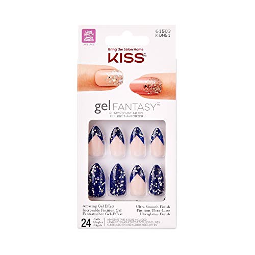 Kiss Gel Fantasy Ready-to-Wear Gel 24 Nails KGN51 Victoria