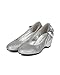 Little Angel BA60 Girls Glitter Round Toe Bow Kiddie Heel Wedge Sandal Pumps Dress Shoes