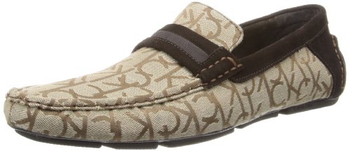 calvin klein loafers brown