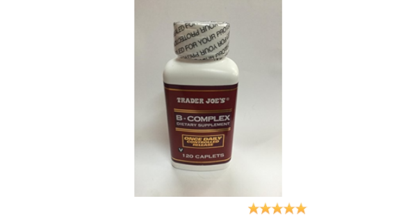 Amazon Com Trader Joe S B Complex 120 Caplets Health Personal Care