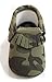 Baby Moccasins by One Loved Babe (12-18 Months, Army Green)