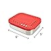 LunchBots Trio II Stainless Steel Food Container - Three Section Design Perfect for Healthy Snacks, Sides, or Finger Foods On The Go - Eco-Friendly, Dishwasher Safe and BPA-Free - Red Dots