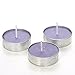 Hosley Pack of 30 Lavender Tea Light Candles. Hand Poured Using a Wax Blend with Essential Oil Fragrance. Ideal Gift for Party Favor, Weddings, Spa, Reiki, Meditation, Bathroom O9