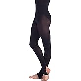 So Danca - Adult Stirrup Tights for Women, Lightweight, Durable, Dance Tights, 85% Nylon / 15% Spandex - TS78