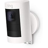 Ring Stick Up Cam Battery (2nd generation) HD Security Camera with Two-Way Talk , White, Works with Alexa
