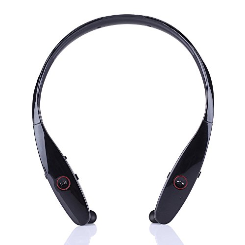 Wireless Bluetooth Stereo Handsfree Neckband Headset Headphone Earphone Earbud Sport/Running/Gym/Exercise lightweight Sweatproofï¼ˆHarmon Kardon Soundï¼‰ (Black)
