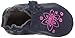 Robeez Girls' Soft Soles, Flowerbomb Navy, 6-12 Months M US Infant