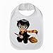 Harry Potter Cute Little Character Bib Cotton Velcro Fastener Closure