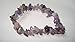 1pc Natural Healing Crystal Amethyst Chip Gemstone 7 Inch Stretch Bracelet
