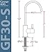 Geyser GF30-S Stainless Steel Water Filter Faucet with 1/4
