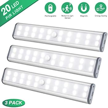 cabinet under lights light rechargeable lighting closet led motion sensor night alternative leds magnetic counter packs wireless