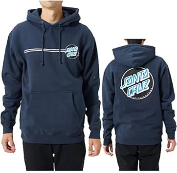 Amazon Co Jp Santa Cruz スケボー パーカー サンタクルーズ Other Dot プルオーバー 裏起毛 Slate Blue Santacruz スケボー ファッション C1 スポーツ アウトドア