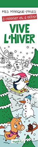 Mes marque-pages à colorier : Vive l'hiver by 