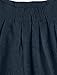 Allegra K Women's High Waist Floral Jacquard Pleated A Line Skirt L Navy Blue