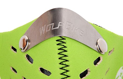 Dustproof Mask - Respirator Mask With Filtered Exhaust Gas Anti Pollen Allergy Half Face Mask (Green) - Thumbnail 3