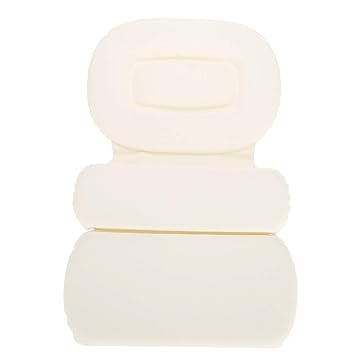 Amazon Com Non Slip Bath Pillow With Suction Cups 3 Panel