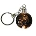 Pokemon Crystal Poke Ball Night Light Ring LED Keychain with Soft Cleaning Cloth (Charizard)