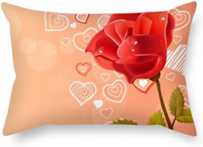 RISEE Love Christmas Pillow Cases Best For Husband Christmas Deck Chair Bar Bedding Sofa 16 X 24 Inches / 40 By 60 Cm(2 Sides)