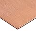 110 Copper Sheet Sample Pack, Unpolished (Mill) Finish, H02 Temper, ASTM B370, Varying Thicknesses, 4