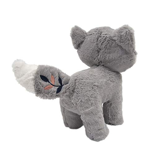 Lambs & Ivy Forever Friends Gray/White Woodland Plush Fox Flowers