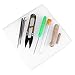 Needle Felting Kit SOLEDI Wool Felt Tools Needle Felting Craft Kit with 7 Felting Needles, Scissor, Wooden Felting Tool, Awl, Felting Foam Mat, 2 Leather Finger Cots and Storage Plastic Box