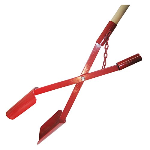 Erdlochschaufel 15-32 cm Gr.2 Lochspaten Erdlochausheber Erdlochheber Handbagger Lochschaufel handlochschaufel mit 2 Stück Hartholzstiele