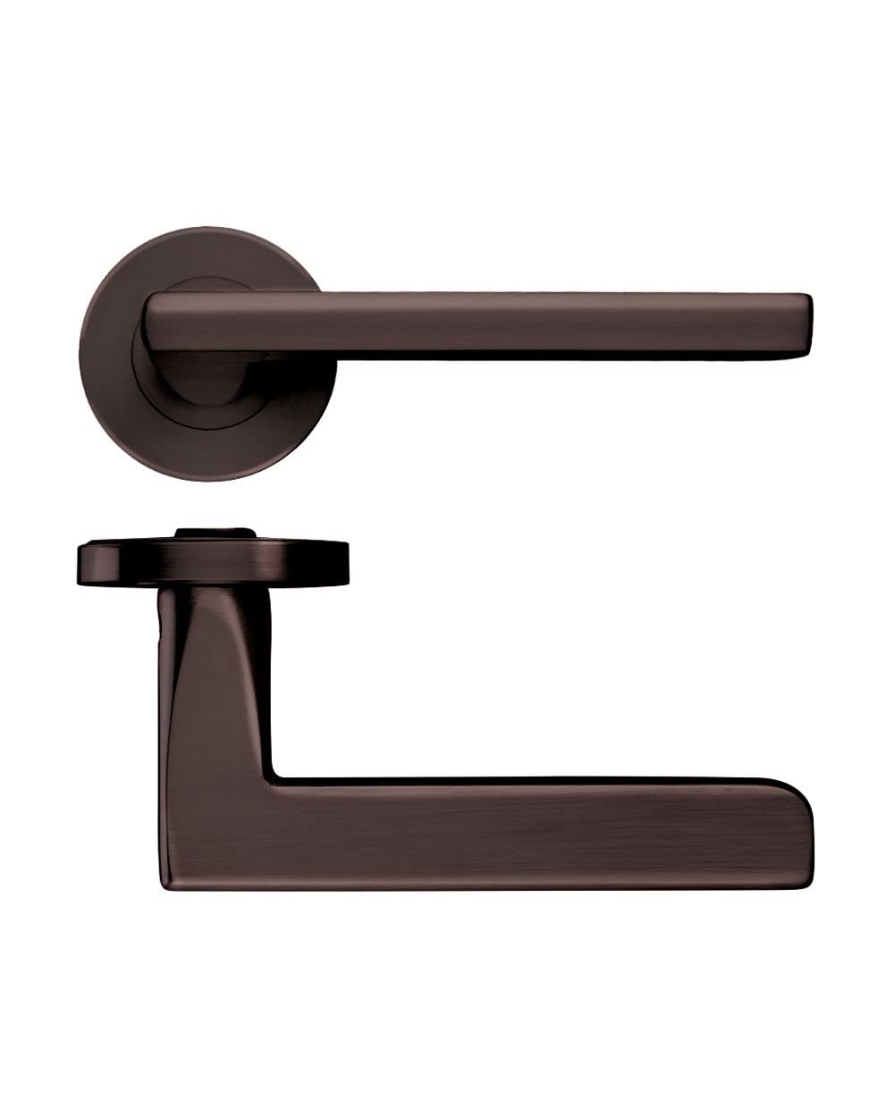 Venice Door Lever - Screw On Rose - Bronze