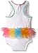 Mud Pie Baby Girls' Birthday Tutu Crawler, Multi, 9-12 Months