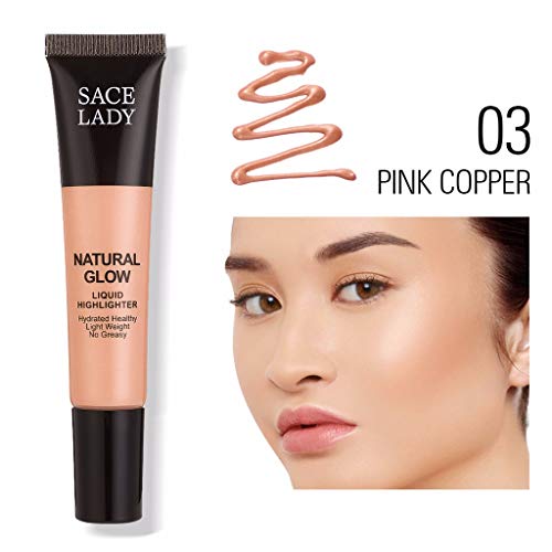 Aviat 4 Colors Highlighter Concealer Makeup Liquid Foundation Brighten Skin Color Shimmer Face Repair for Blemish, Acne, Scars