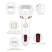Electric Callus Removers, Rechargeable Foot File Electronic Callus Shaver For Feet Professional Pedicure Kit Waterproof Removal Pedi Tools With 3 Coarse Roller Heads For Hard Cracked Heels & Dead Skinthumb 3