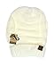NYFASHION101 Oversized Baggy Slouchy Thick Winter Beanie Hat, Ivory