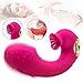 Thrusting Licking Tongue Vibrate Clit Toy Oral Tongue Simulator, Rechargeable G Spotter Vibrant Multi Speed Clitorial Sucking Toy for Woment-Shirt