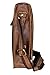 Handolederco Leather Messenger Satchel Laptop Bag for Men's and Women's Leather Satchel Laptop Messenger Unisex Ipad Mini Laptop Bag