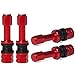 Circuit Performance VS48 Red Bolt-In Valve Stems 48mm (Set of 4)