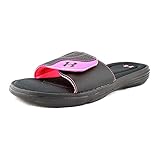 Under Armour 1243714 Women's Ignite VI Slide - Black/Silver