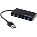 Protronix 4 Port USB 3.0 Hub with 5V/2A Power Adapter
