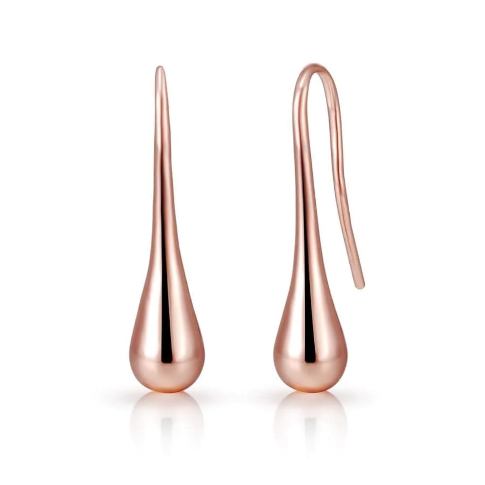 Philip Jones Rose Gold Plated Teardrop Earrings