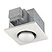Broan-Nutone 161 Bulb Heater, Energy-Saving Single Bulb Infrared Type non-IC Ceiling Heater, White, 250-Watt