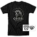 Popfunk CBGB Electric Skull Officially Licensed T-Shirt & Stickers (XX-Large)