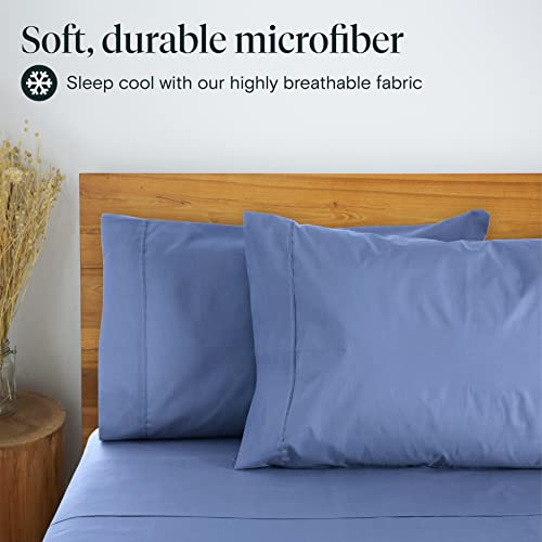 6 PC Full Sheet Set, Rayon Made from Bamboo Bed Sheets, Deep